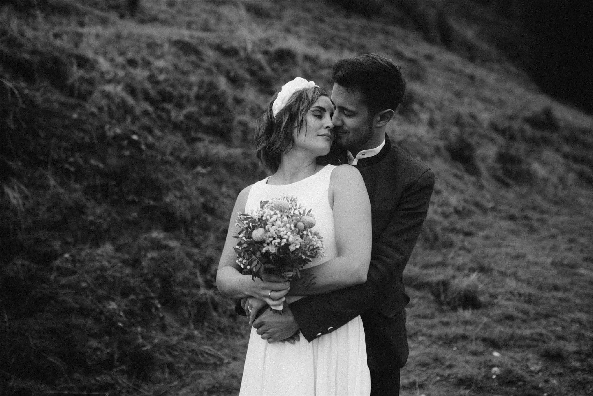 Kathi & Georg — Kraftalm ceremony, golden hour